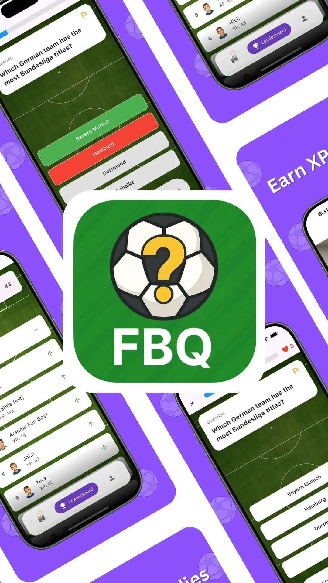 FBQ - Football Quiz Game